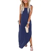 image:imageANRABESS Women Summer Maxi Dress Beach Vacation Sundress Sleeveless Casual Loose Shirt Dresses 2026 Travel OutfitsBlue