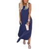 image:imageANRABESS Women Summer Maxi Dress Beach Vacation Sundress Sleeveless Casual Loose Shirt Dresses 2026 Travel OutfitsBlue
