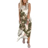 image:imageANRABESS Women Summer Maxi Dress Beach Vacation Sundress Sleeveless Casual Loose Shirt Dresses 2026 Travel OutfitsBrownbeige