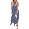 image:imageANRABESS Women Summer Maxi Dress Beach Vacation Sundress Sleeveless Casual Loose Shirt Dresses 2026 Travel OutfitsDots