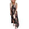 image:imageANRABESS Women Summer Maxi Dress Beach Vacation Sundress Sleeveless Casual Loose Shirt Dresses 2026 Travel OutfitsFloral Roses