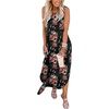 image:imageANRABESS Women Summer Maxi Dress Beach Vacation Sundress Sleeveless Casual Loose Shirt Dresses 2026 Travel OutfitsFloral Roses