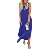 image:imageANRABESS Women Summer Maxi Dress Beach Vacation Sundress Sleeveless Casual Loose Shirt Dresses 2026 Travel OutfitsRoyal Blue