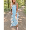 image:imageANRABESS Women Summer Maxi Dress Beach Vacation Sundress Sleeveless Casual Loose Shirt Dresses 2026 Travel OutfitsSky Floral