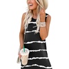 image:imageANRABESS Women Summer Maxi Dress Beach Vacation Sundress Sleeveless Casual Loose Shirt Dresses 2026 Travel OutfitsStripe Black White
