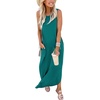 image:imageANRABESS Women Summer Maxi Dress Beach Vacation Sundress Sleeveless Casual Loose Shirt Dresses 2026 Travel OutfitsTeal Blue