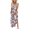 image:imageANRABESS Women Summer Maxi Dress Beach Vacation Sundress Sleeveless Casual Loose Shirt Dresses 2026 Travel OutfitsTie Dy Rainbow