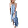 image:imageANRABESS Women Summer Maxi Dress Beach Vacation Sundress Sleeveless Casual Loose Shirt Dresses 2026 Travel OutfitsTie Dye