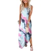 image:imageANRABESS Women Summer Maxi Dress Beach Vacation Sundress Sleeveless Casual Loose Shirt Dresses 2026 Travel OutfitsTie Dye Purple