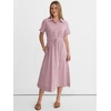 image:imageANRABESS Women Summer Short Sleeve Midi Dress Striped amp Gingham Casual ALine Button Collar Shirt Dress Beach amp VacationRed White Stripe