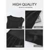 image:imageANRABESS Womens 2026 Summer Casual Maxi Dress A line Tiered Flowy Sleeveless Crewneck T Shirt Beach Travel Long DressesBlack