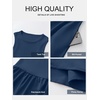 image:imageANRABESS Womens 2026 Summer Casual Maxi Dress A line Tiered Flowy Sleeveless Crewneck T Shirt Beach Travel Long DressesBlue