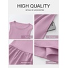image:imageANRABESS Womens 2026 Summer Casual Maxi Dress A line Tiered Flowy Sleeveless Crewneck T Shirt Beach Travel Long DressesPink