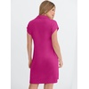 image:imageANRABESS Womens Cap Sleeve Half Zip Dress Casual Soft Summer TShirt Dresses with Pockets for Travel Vacation amp Daily WearHot Pink
