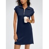 image:imageANRABESS Womens Cap Sleeve Half Zip Dress Casual Soft Summer TShirt Dresses with Pockets for Travel Vacation amp Daily WearNavy Blue