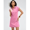 image:imageANRABESS Womens Cap Sleeve Half Zip Dress Casual Soft Summer TShirt Dresses with Pockets for Travel Vacation amp Daily WearPink