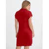 image:imageANRABESS Womens Cap Sleeve Half Zip Dress Casual Soft Summer TShirt Dresses with Pockets for Travel Vacation amp Daily WearRed