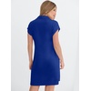 image:imageANRABESS Womens Cap Sleeve Half Zip Dress Casual Soft Summer TShirt Dresses with Pockets for Travel Vacation amp Daily WearRoyal Blue