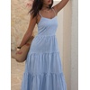 image:imageANRABESS Womens Summer Midi Dresses Casual Striped Plaid Sleeveless Flowy Maxi Dress 2026 Beach Vacation SundressBlue White Stripe