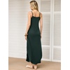image:imageANRABESS Womens Summer Spaghetti Strap Maxi Dress Beach Cover Up Casual Sleeveless Sundress Vacation Cruise Hawaiian TravelDeep Green