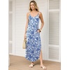 image:imageANRABESS Womens Summer Spaghetti Strap Maxi Dress Beach Cover Up Casual Sleeveless Sundress Vacation Cruise Hawaiian TravelIndigo Paisley