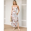 image:imageANRABESS Womens Summer Spaghetti Strap Maxi Dress Beach Cover Up Casual Sleeveless Sundress Vacation Cruise Hawaiian TravelInk Wash Floral