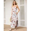 image:imageANRABESS Womens Summer Spaghetti Strap Maxi Dress Beach Cover Up Casual Sleeveless Sundress Vacation Cruise Hawaiian TravelInk Wash Floral