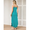 image:imageANRABESS Womens Summer Spaghetti Strap Maxi Dress Beach Cover Up Casual Sleeveless Sundress Vacation Cruise Hawaiian TravelLake Green