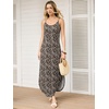 image:imageANRABESS Womens Summer Spaghetti Strap Maxi Dress Beach Cover Up Casual Sleeveless Sundress Vacation Cruise Hawaiian TravelLeopard