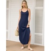 image:imageANRABESS Womens Summer Spaghetti Strap Maxi Dress Beach Cover Up Casual Sleeveless Sundress Vacation Cruise Hawaiian TravelNavy Blue