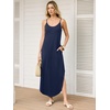 image:imageANRABESS Womens Summer Spaghetti Strap Maxi Dress Beach Cover Up Casual Sleeveless Sundress Vacation Cruise Hawaiian TravelNavy Blue