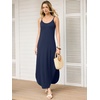 image:imageANRABESS Womens Summer Spaghetti Strap Maxi Dress Beach Cover Up Casual Sleeveless Sundress Vacation Cruise Hawaiian TravelNavy Blue