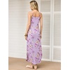 image:imageANRABESS Womens Summer Spaghetti Strap Maxi Dress Beach Cover Up Casual Sleeveless Sundress Vacation Cruise Hawaiian TravelPurple Rose