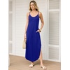 image:imageANRABESS Womens Summer Spaghetti Strap Maxi Dress Beach Cover Up Casual Sleeveless Sundress Vacation Cruise Hawaiian TravelRoyal
