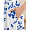 image:imageANRABESS Womens Summer Spaghetti Strap Maxi Dress Beach Cover Up Casual Sleeveless Sundress Vacation Cruise Hawaiian TravelWhite Blue Floral