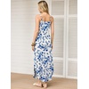 image:imageANRABESS Womens Summer Spaghetti Strap Maxi Dress Beach Cover Up Casual Sleeveless Sundress Vacation Cruise Hawaiian TravelWhite Blue Floral