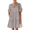 Khaki Polka Dot Gray