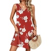 Red White Floral