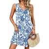 White Blue Print