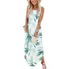 Floral Green White
