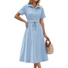 Blue White Stripe