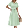 Light Green White Stripe