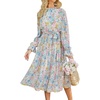 Floral Blue Pink