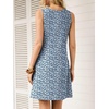 image:imageANRABESS Summer Dresses for Women 2026 Casual Keyhole Sleeveless Beach Cover Up Short Sundress Cruise Outfits Vcation ClothesBlue White Floral