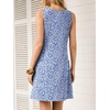 image:imageANRABESS Summer Dresses for Women 2026 Casual Keyhole Sleeveless Beach Cover Up Short Sundress Cruise Outfits Vcation ClothesFloral Light Blue White
