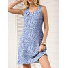 image:imageANRABESS Summer Dresses for Women 2026 Casual Keyhole Sleeveless Beach Cover Up Short Sundress Cruise Outfits Vcation ClothesFloral Light Blue White