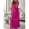 image:imageANRABESS Women Summer Casual Sleeveless Maxi Sundress Beach Tank Dresses Pockets Travel Vacation Clothes Cruise Outfits 2026Hot Pink