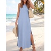 image:imageANRABESS Women Summer Casual Sleeveless Maxi Sundress Beach Tank Dresses Pockets Travel Vacation Clothes Cruise Outfits 2026Light Blue