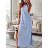 image:imageANRABESS Women Summer Casual Sleeveless Maxi Sundress Beach Tank Dresses Pockets Travel Vacation Clothes Cruise Outfits 2026Light Blue