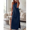 image:imageANRABESS Women Summer Casual Sleeveless Maxi Sundress Beach Tank Dresses Pockets Travel Vacation Clothes Cruise Outfits 2026Navy Blue